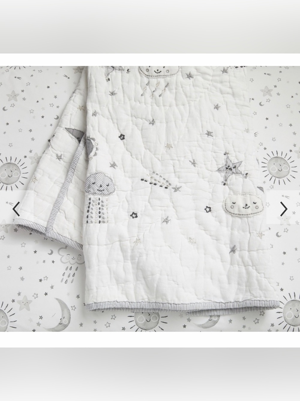Like New! Pottery Barn Kids - Skye Baby Quilt
